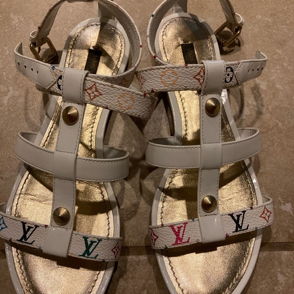 💯 Authentic Louis Vuitton Murakami sandals - Picture 2 of 8